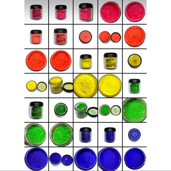 MAC Neon Matte Pigments Extremely Rare! Multi-Purpose Concentrated Powder NWOB - Picture 16 of 16